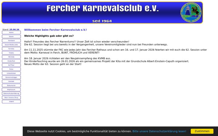 Screenshot of fkc-schwielowsee.de