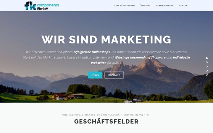 Screenshot von fkco.de