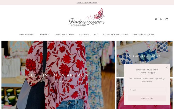 Screenshot of fkconsign.com