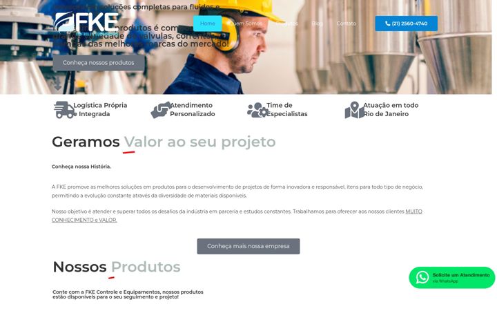 Screenshot ta' fkecontrole.com.br