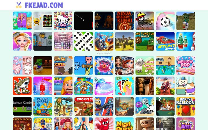 Screenshot of fkejad.com