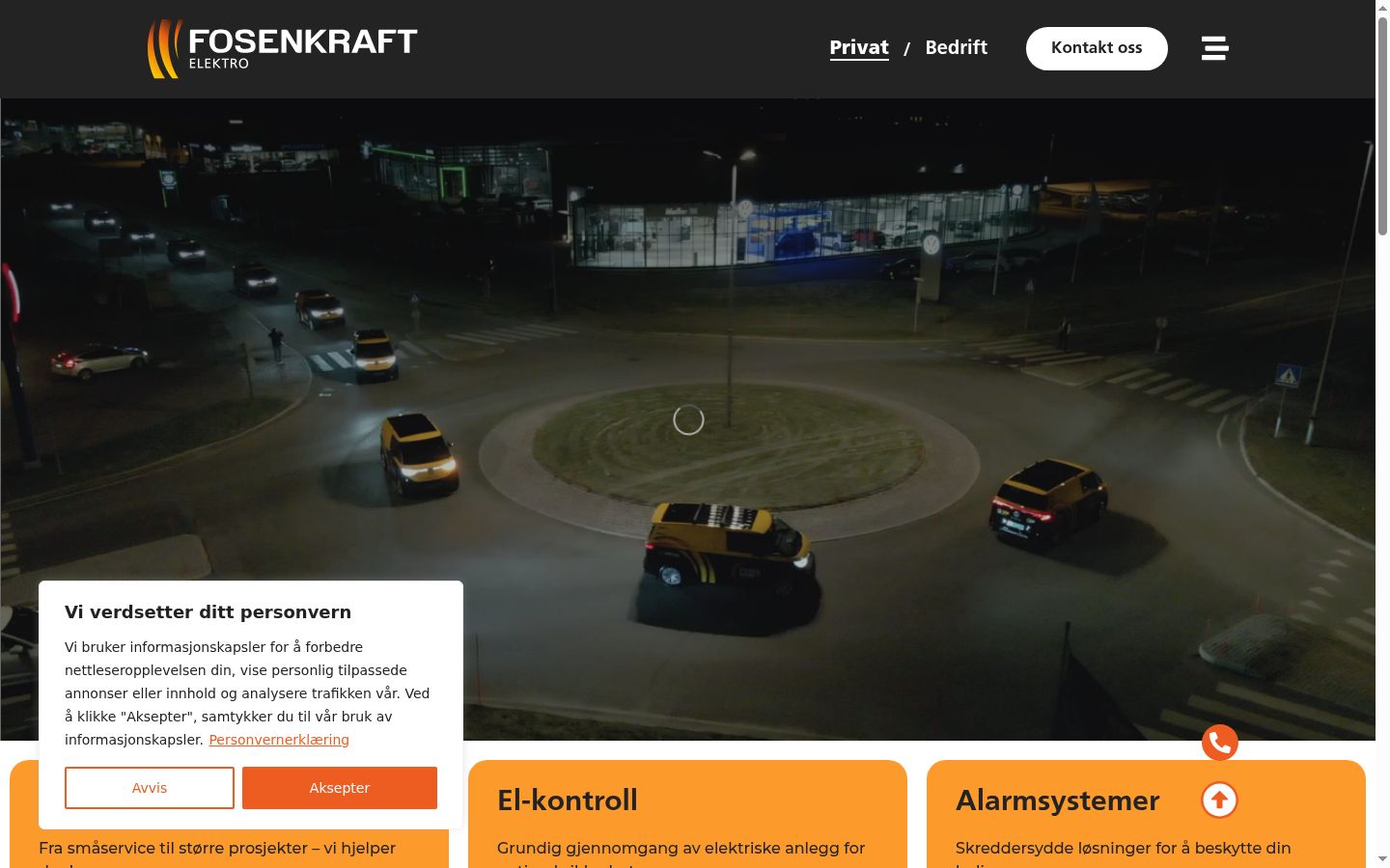 Ekrānuzņēmums ar piekrišanas baneri, kas tika rādīts pirms jebkādas mijiedarbības