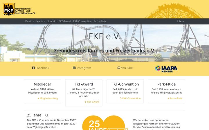 Screenshot von fkfev.de