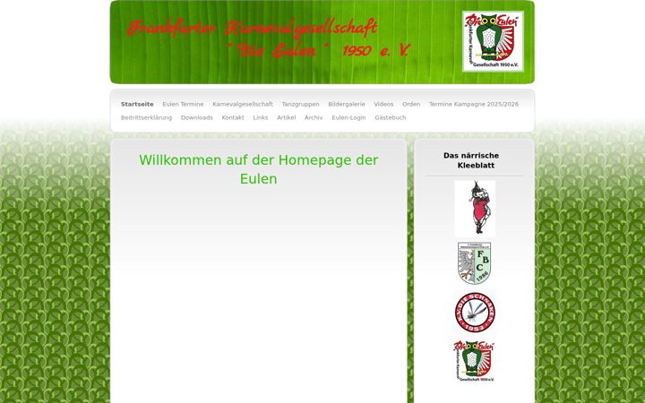 Screenshot von fkgdieeulen.de