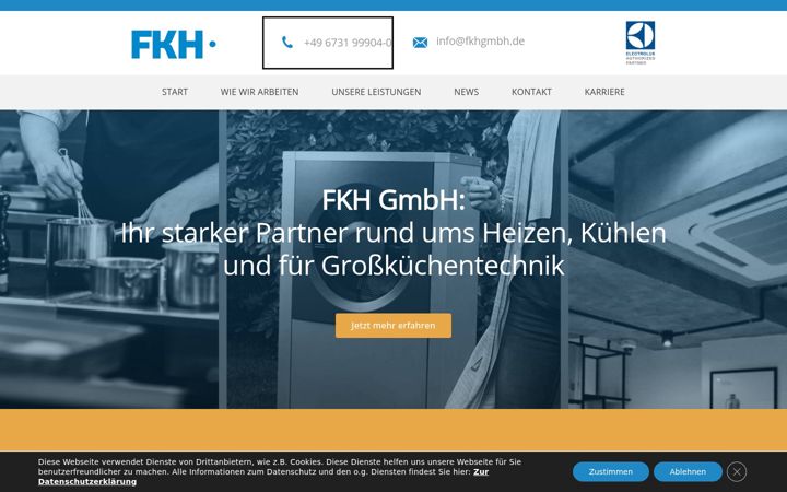 Screenshot of fkhgmbh.de