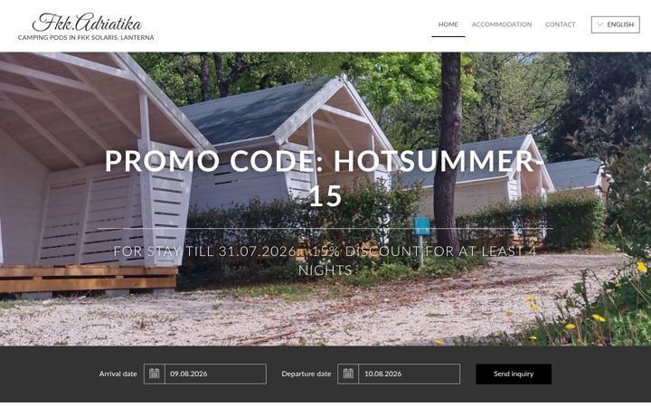 Screenshot of fkk-adriatika.com