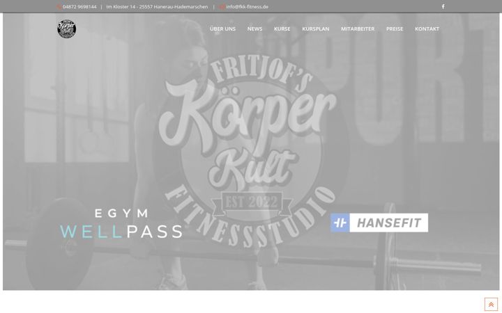 Screenshot of fkk-fitness.de