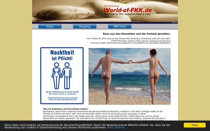 Screenshot of fkkboard.de