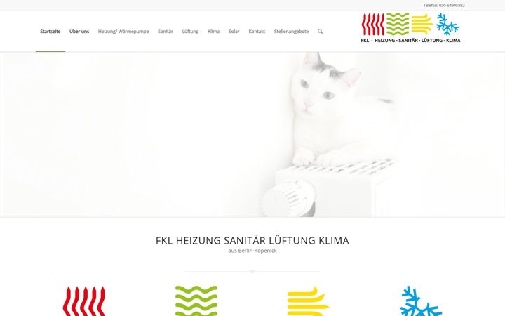 Ekrānuzņēmums no fkl-heizung-sanitaer.de