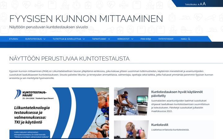 Zrzut ekranu fkm.fi