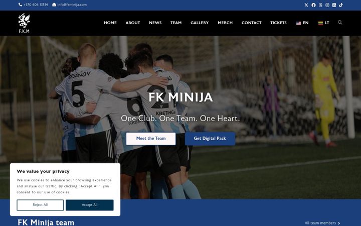 Screenshot of fkminija.com