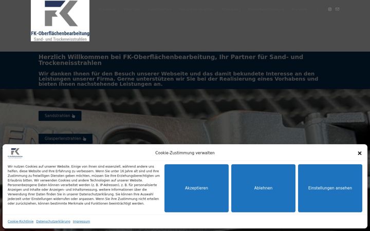 Screenshot of fkoberflaechenbearbeitung.de