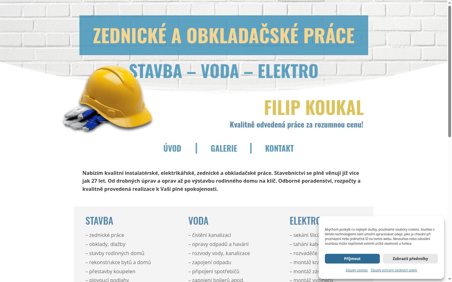 Skærmbillede af samtykkebanneret, som det blev vist før nogen interaktion