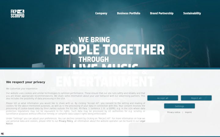 Screenshot of fkpscorpio.com