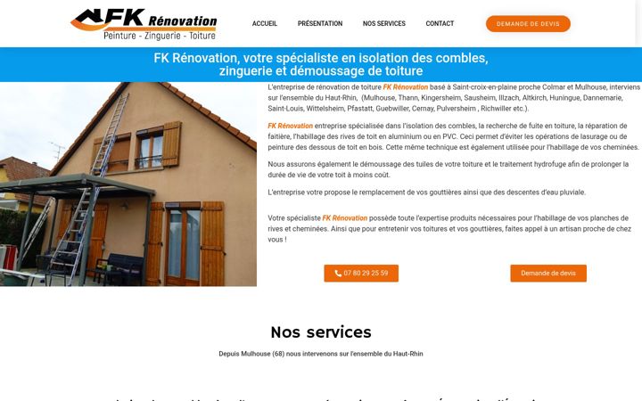 Screenshot of fkrenovation.com