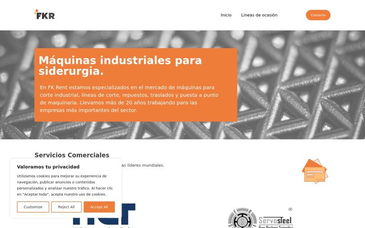 Screenshot of fkrent.com