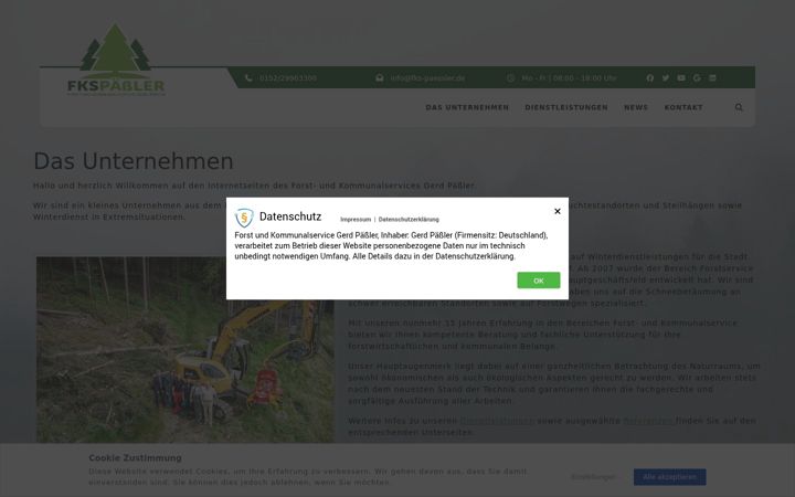 Screenshot of fks-paessler.de