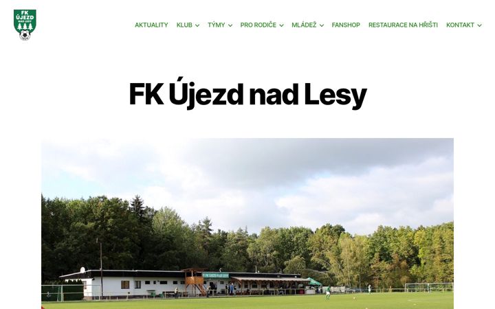 Screenshot of fkujezd.cz