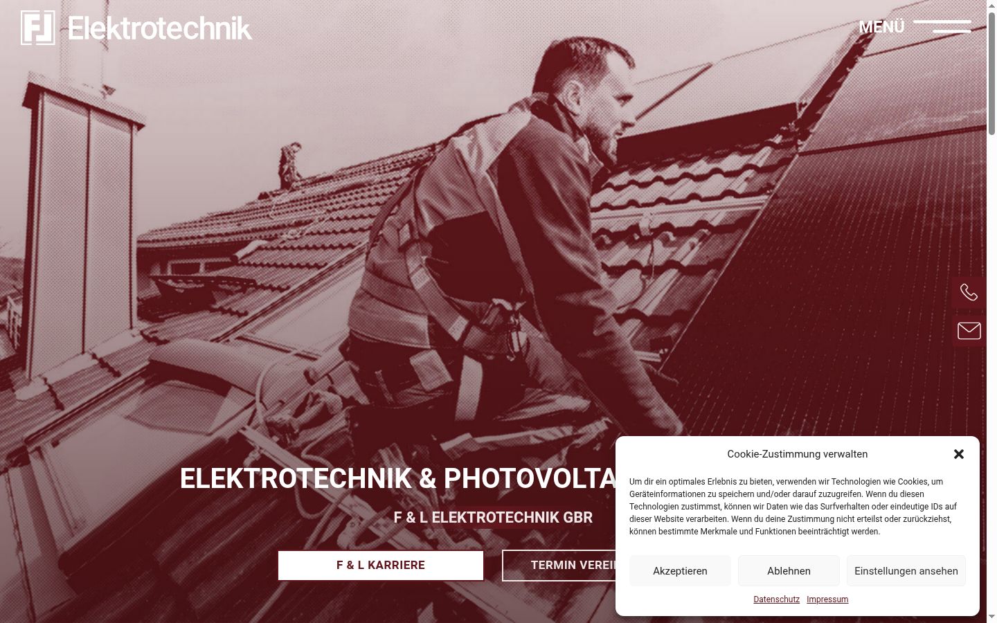Screenshot tal-banner tal-kunsens muri qabel kwalunkwe interazzjoni