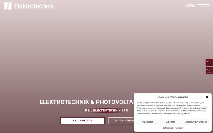 Screenshot di fl-elektrotechnik.de