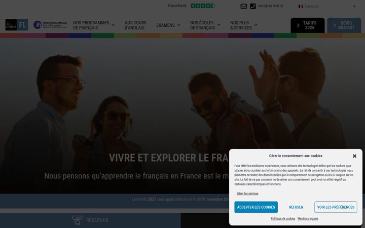 Screenshot of fl-france.com