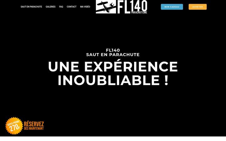 Screenshot of fl140-parachutisme.com