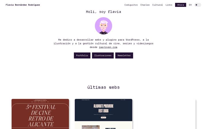 Screenshot of flabernardez.com