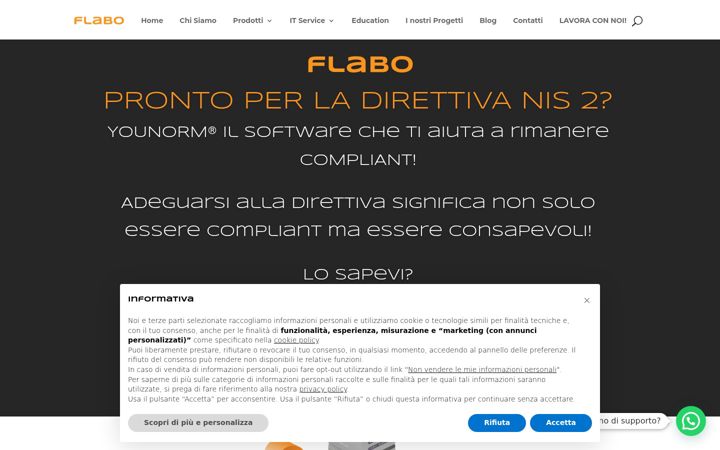 Screenshot του flabo.it