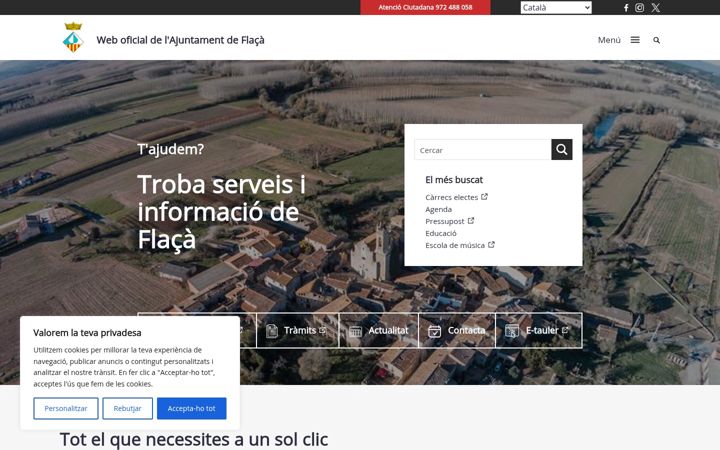 Screenshot of flaca.cat