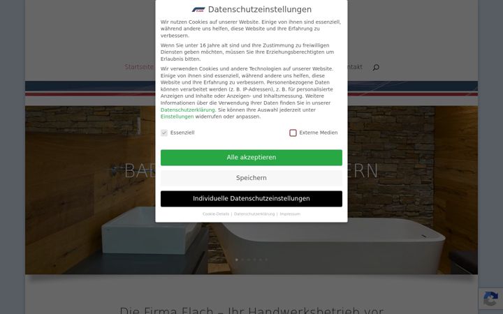 Screenshot di flach-haustechnik.de