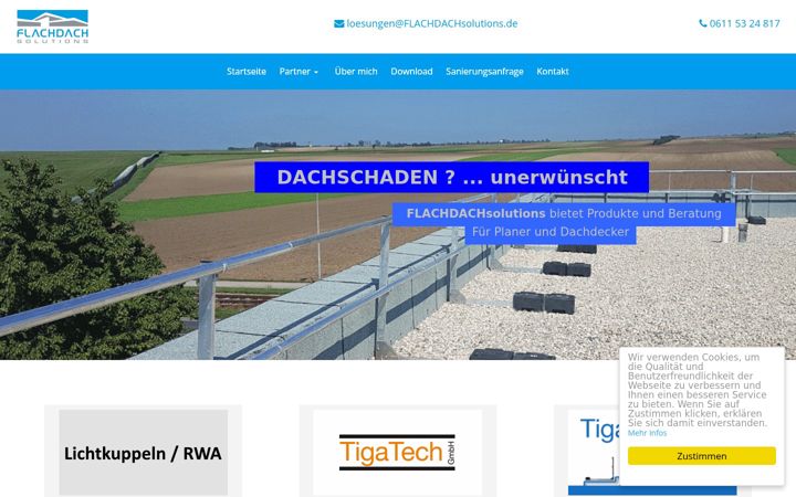 Screenshot di flachdachsolutions.de