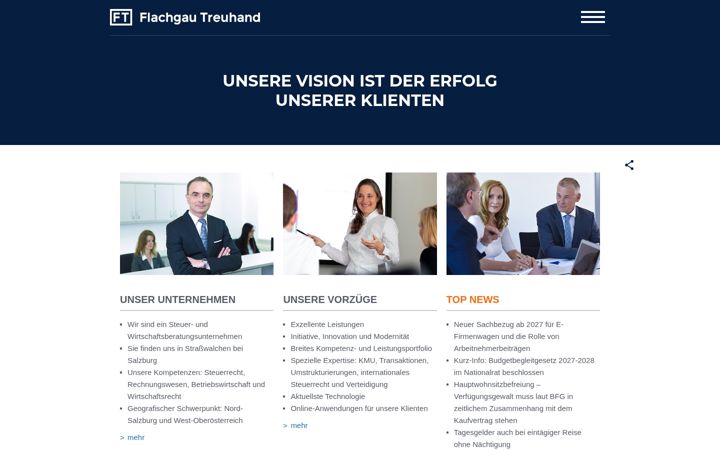 Screenshot of flachgau-treuhand.at
