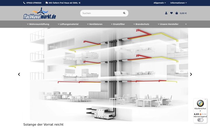 Screenshot of flachkanalmarkt.de