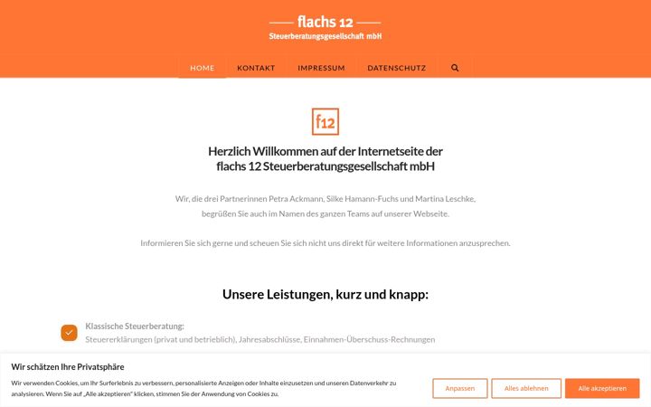 Screenshot di flachs12.de