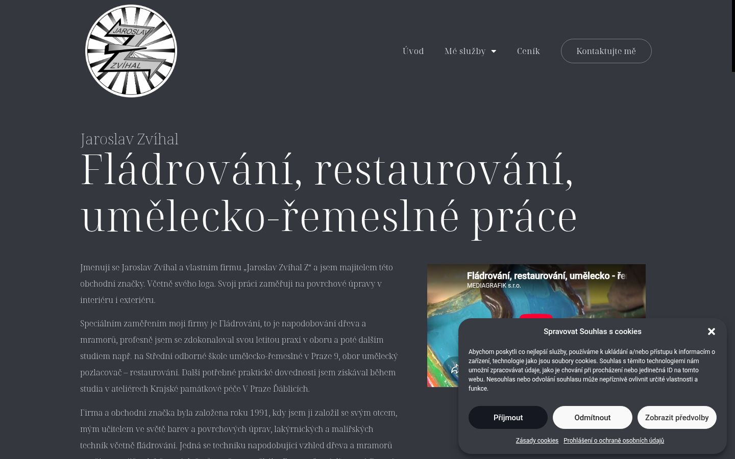 Screenshot tal-banner tal-kunsens muri qabel kwalunkwe interazzjoni