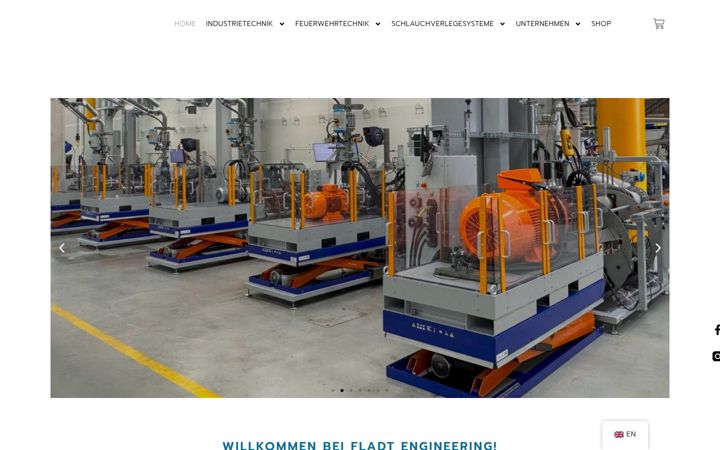 Screenshot of fladt-gmbh.de