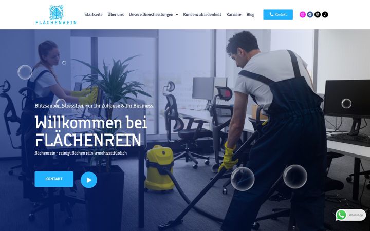 Screenshot ta' flaechenrein.de