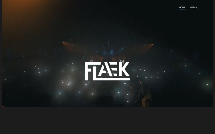 Screenshot of flaek-music.com