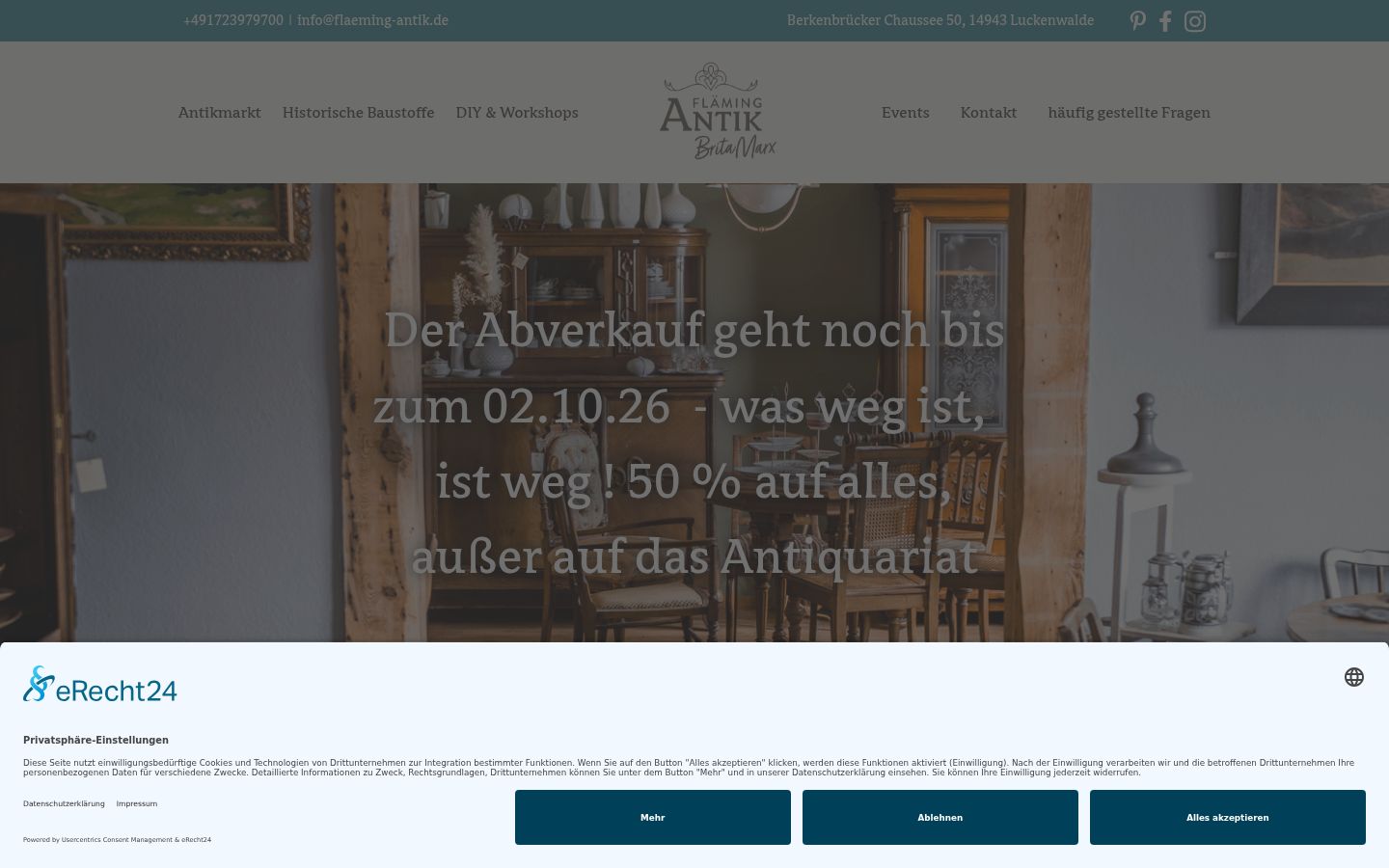 Screenshot tal-banner tal-kunsens muri qabel kwalunkwe interazzjoni