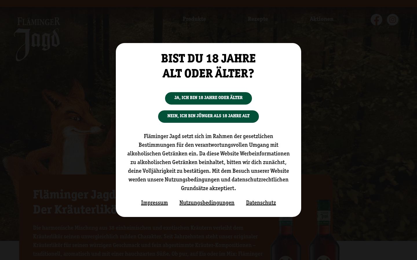 Ekrānuzņēmums ar piekrišanas baneri, kas tika rādīts pirms jebkādas mijiedarbības