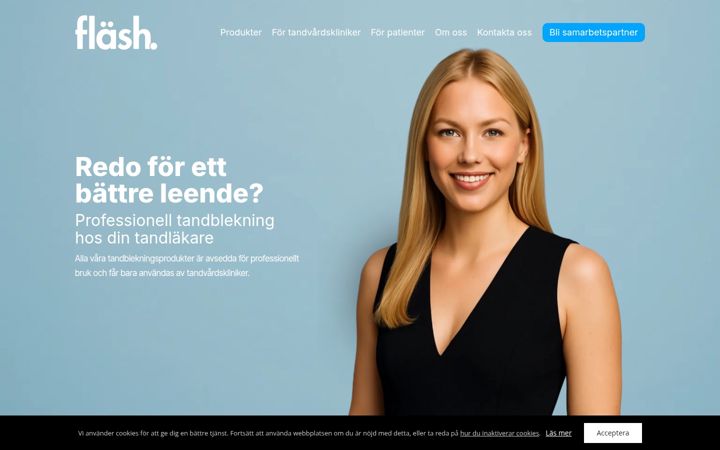 Screenshot of flaesh.se