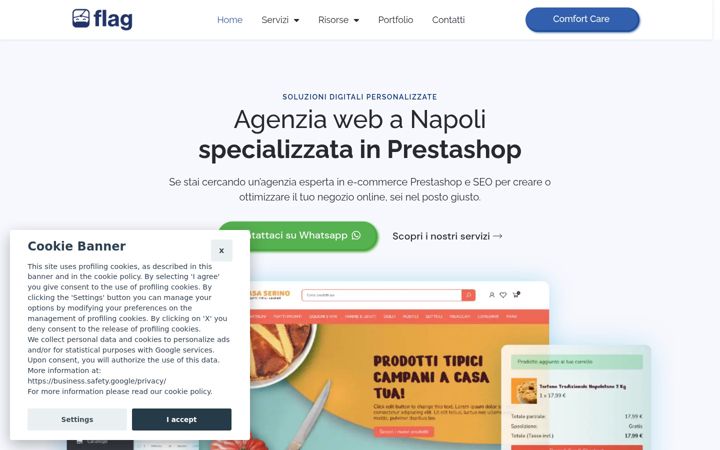 Screenshot of flagagency.it