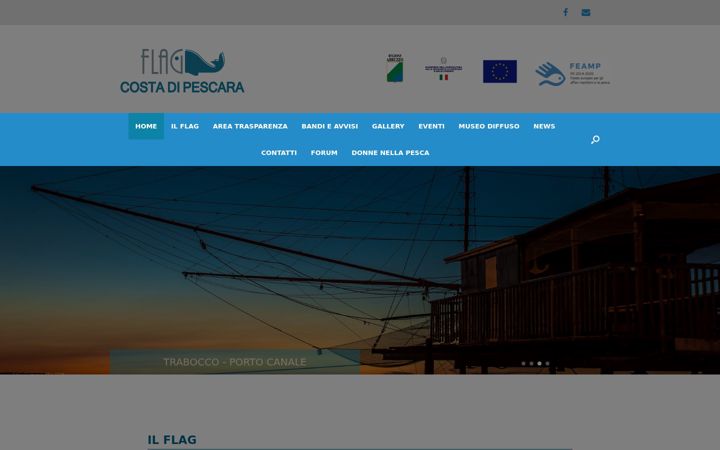 Screenshot of flagcostadipescara.it