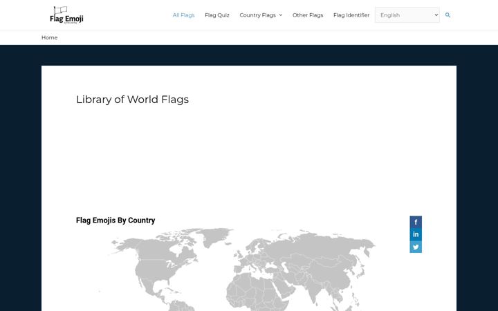 Screenshot of flagemoji.com