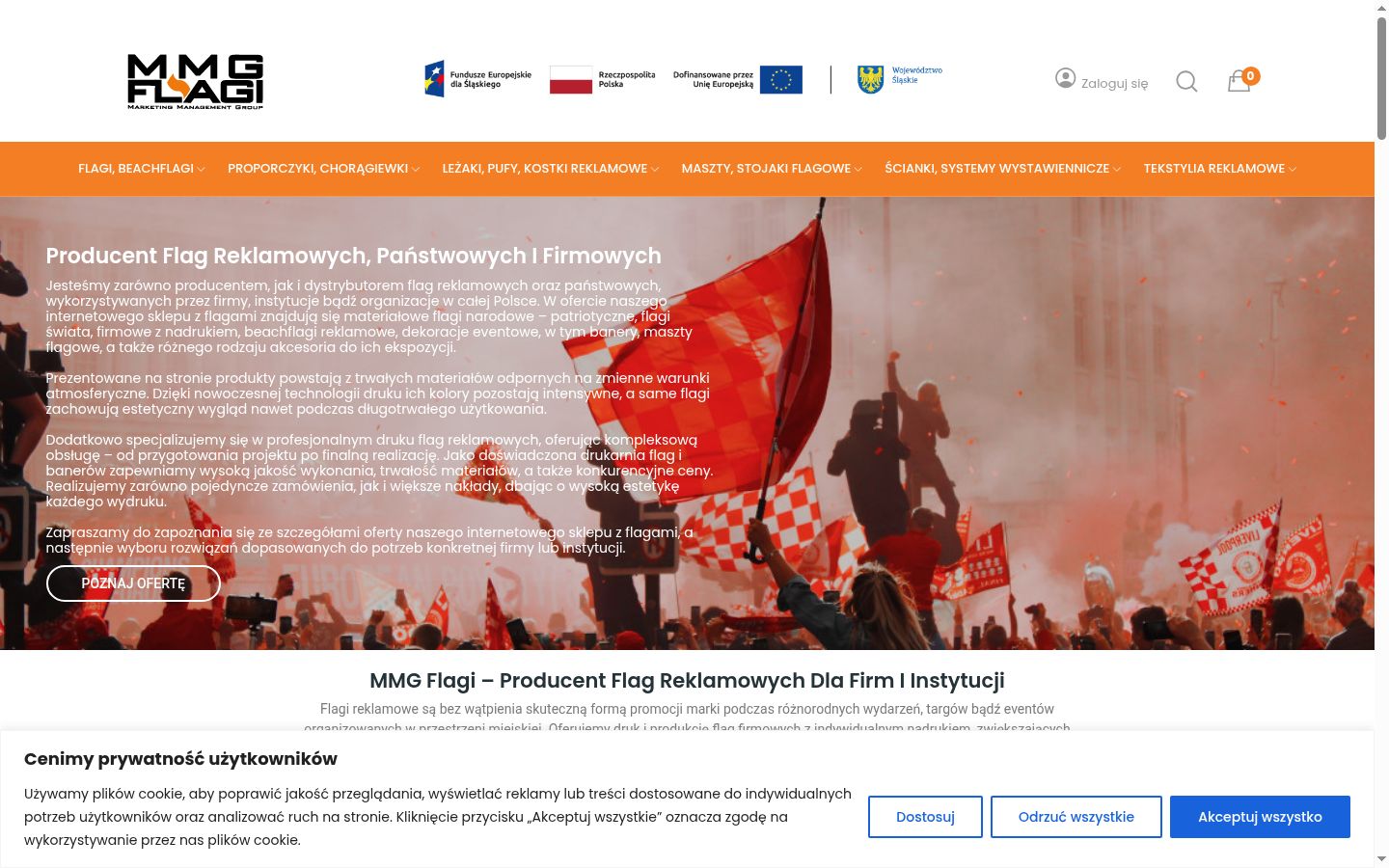 Snímek obrazovky baneru souhlasu zobrazeného před jakoukoli interakcí
