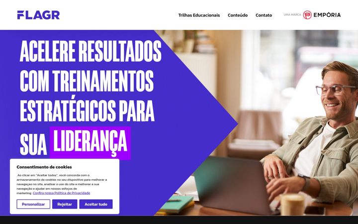 Screenshot ta' flagr.com.br