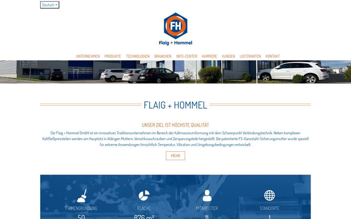 Screenshot of flaig-hommel.de