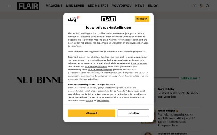 Screenshot of flair.nl