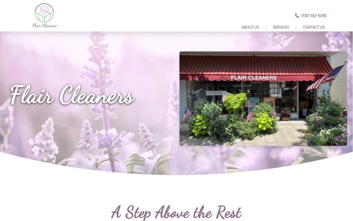 Screenshot of flaircleanersnj.com