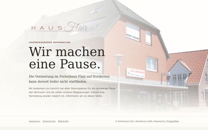 Screenshot of flairnorderney.de